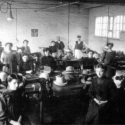 Pickerings Trimming Department In 1911